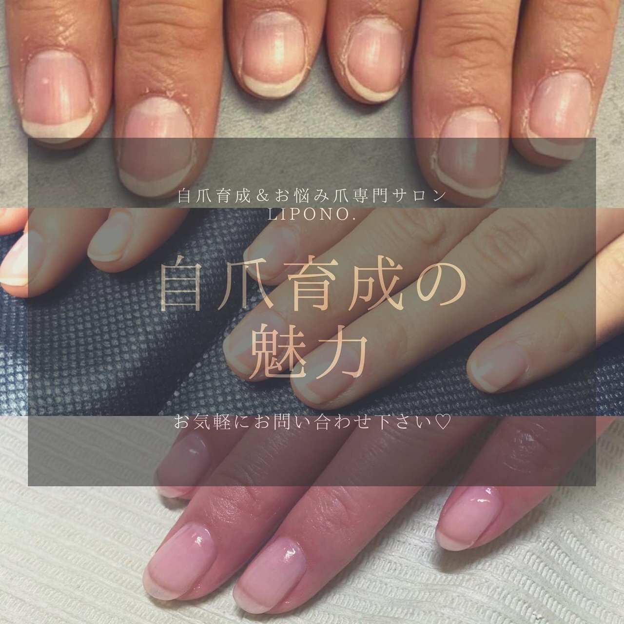 オールシーズン オフィス ブライダル ハンド シンプル Lipono Nail Ayaのネイルデザイン No 600 ネイルブック