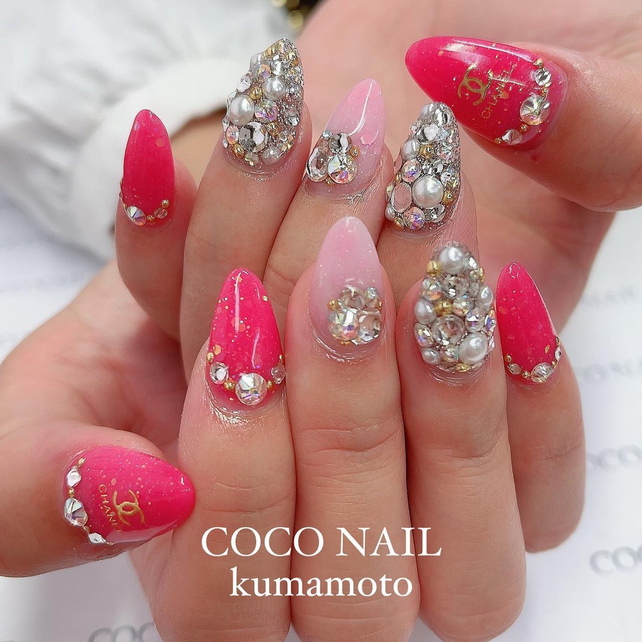 オールシーズン バレンタイン デート 女子会 ハンド Coco Nail Reikoのネイルデザイン No ネイルブック