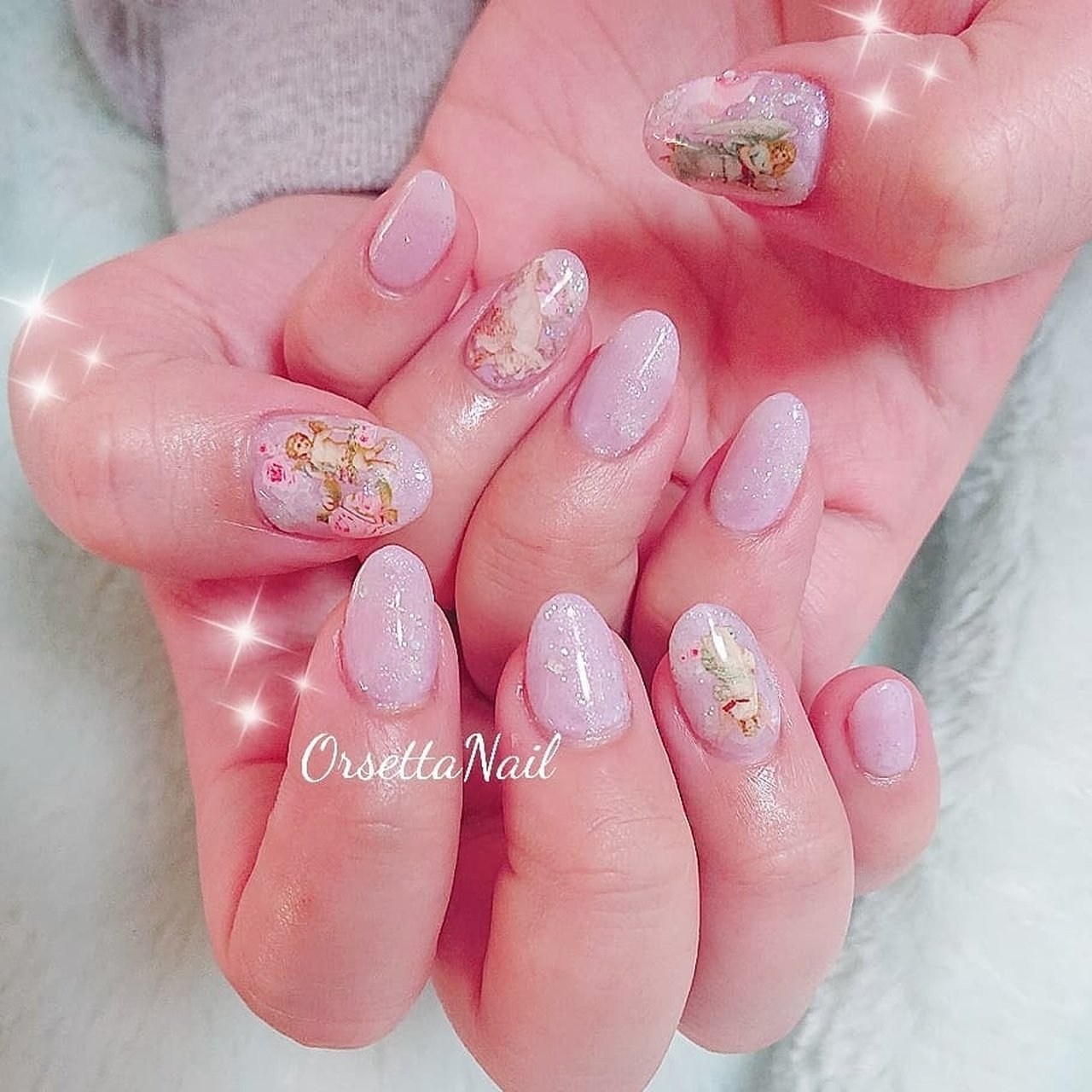 オールシーズン オフィス デート 女子会 ハンド Aya Orsettaのネイルデザイン No ネイルブック