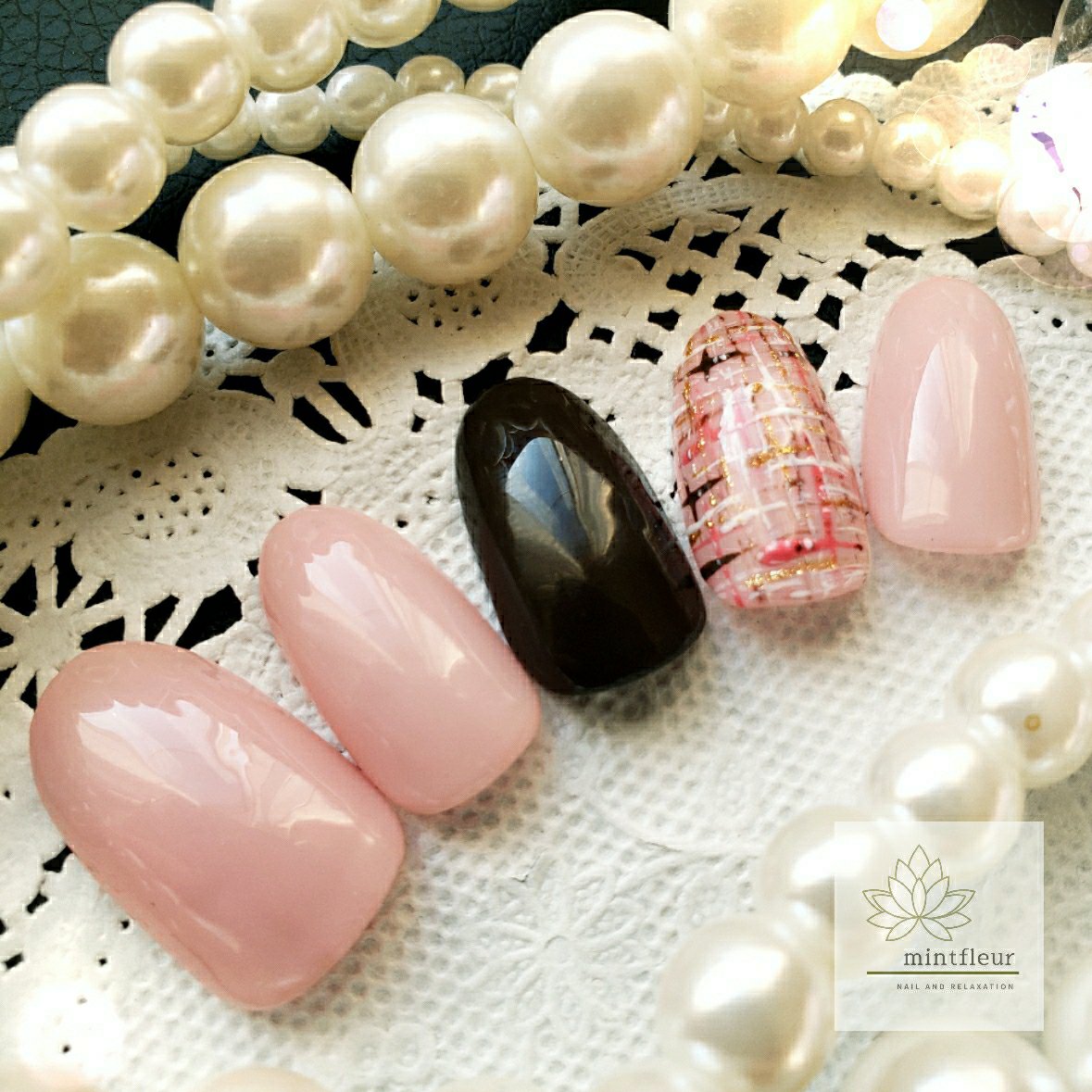 冬 バレンタイン パーティー 女子会 ハンド Mint Fleur ミントフルールのネイルデザイン No ネイルブック