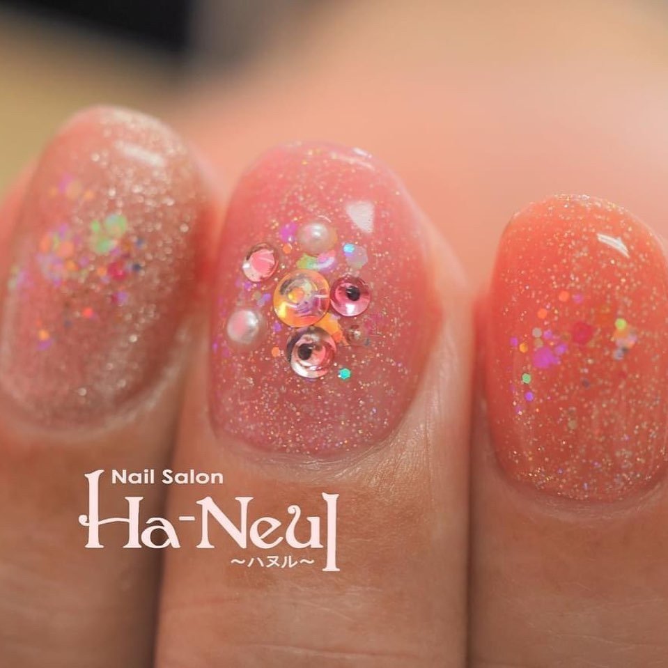 オールシーズン ハンド グラデーション ホログラム ラメ Nailsalon Ha Neulのネイルデザイン No ネイルブック