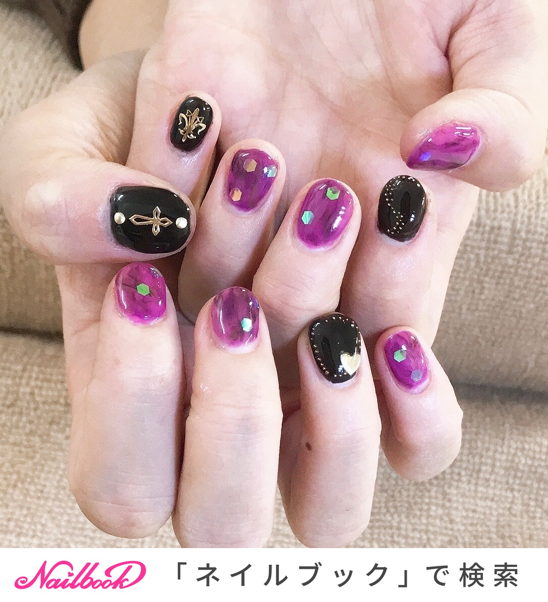 オールシーズン ハンド タイダイ ロック ショート Beautyfortのネイルデザイン No ネイルブック