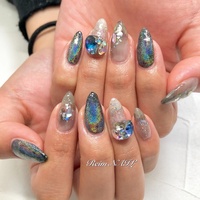 2025年】新着順｜ニュアンス/#ミラーユニコーンのネイルデザイン