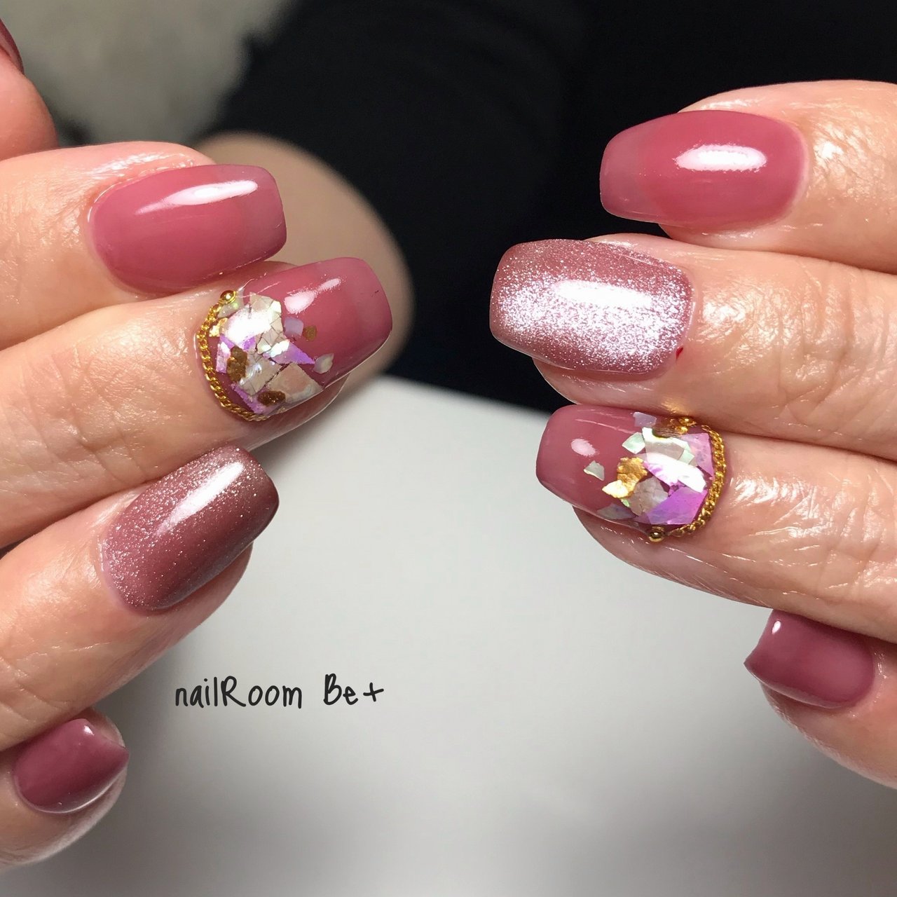 オールシーズン ハンド ワンカラー シェル マグネット 大森 Nailroom Be のネイルデザイン No ネイルブック