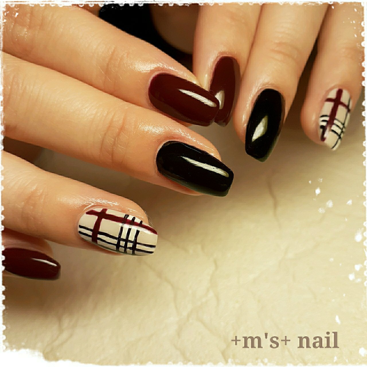 秋 冬 デート 女子会 ハンド M S Nailのネイルデザイン No ネイルブック