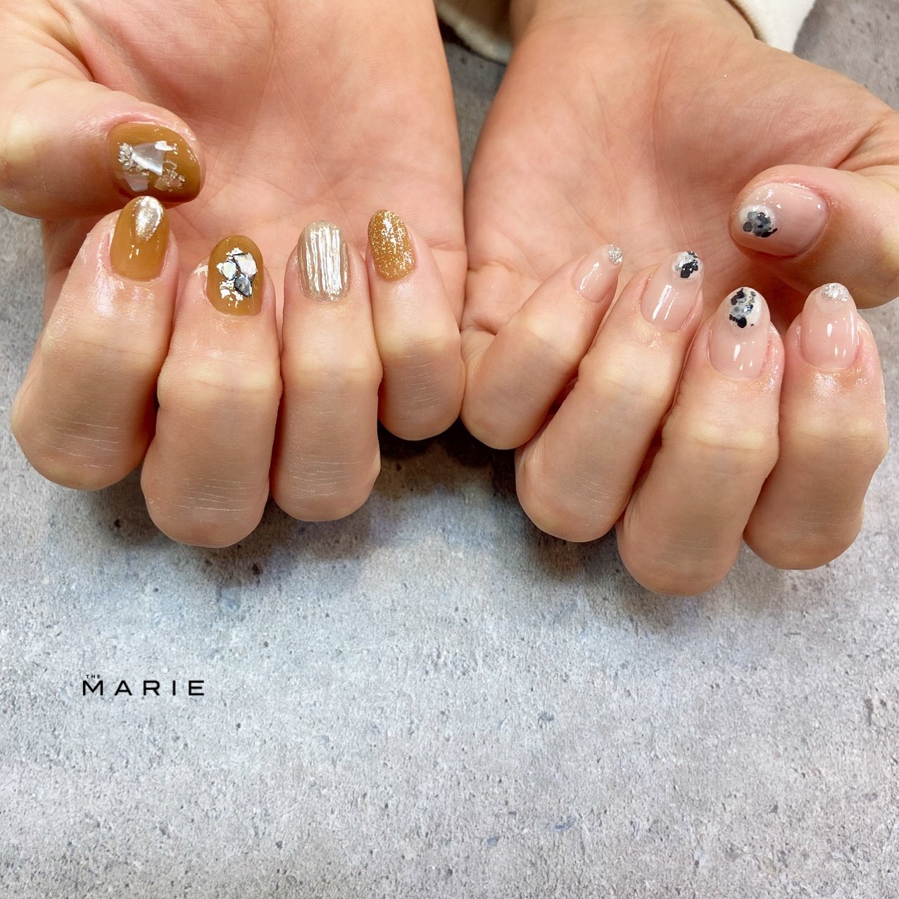 オールシーズン ハンド ミディアム ジェル お客様 The Marie Iwataのネイルデザイン No ネイルブック