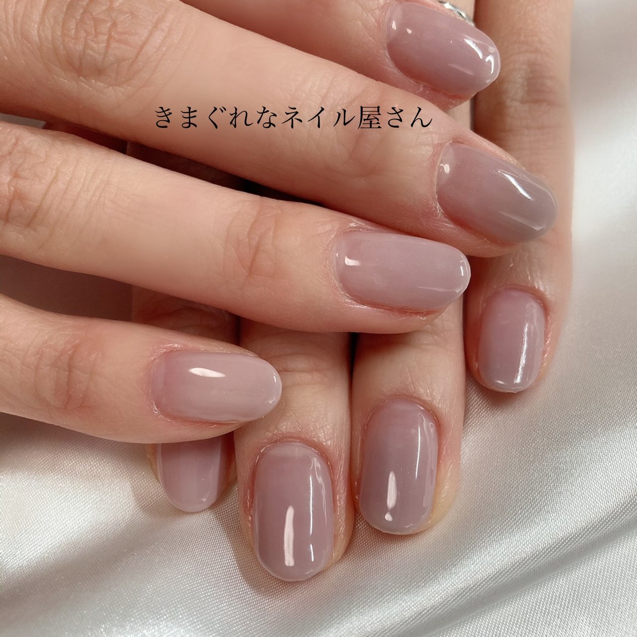 秋 冬 オフィス ハンド クリア きまぐれなネイル屋さんのネイルデザイン No ネイルブック