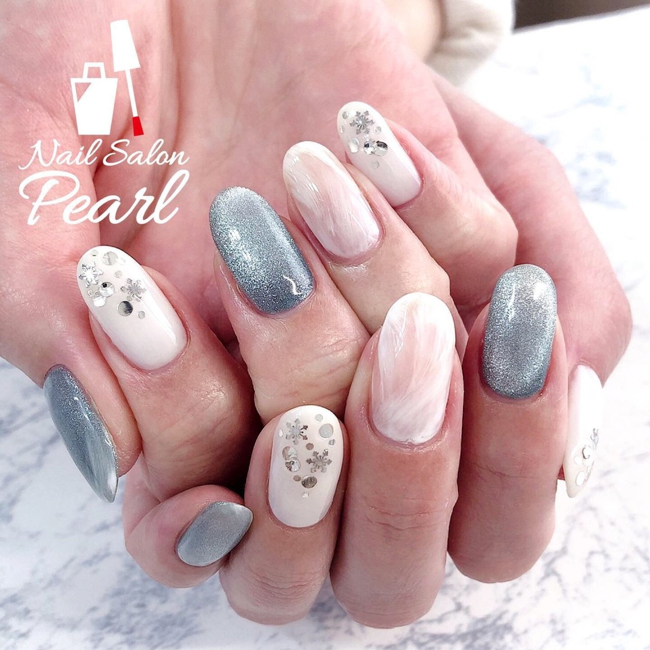 冬 クリスマス パーティー 女子会 ハンド 広島ネイルサロンパール パラジェル取扱店 のネイルデザイン No ネイルブック