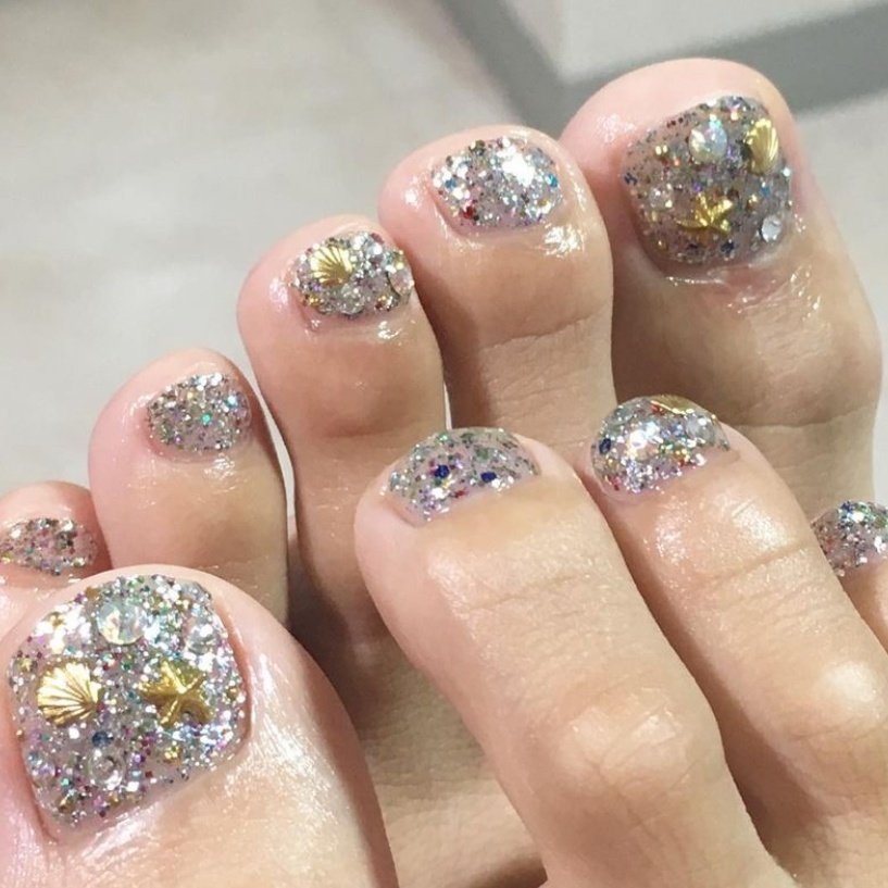 夏 旅行 海 リゾート フット Nailsalon Radditのネイルデザイン No ネイルブック