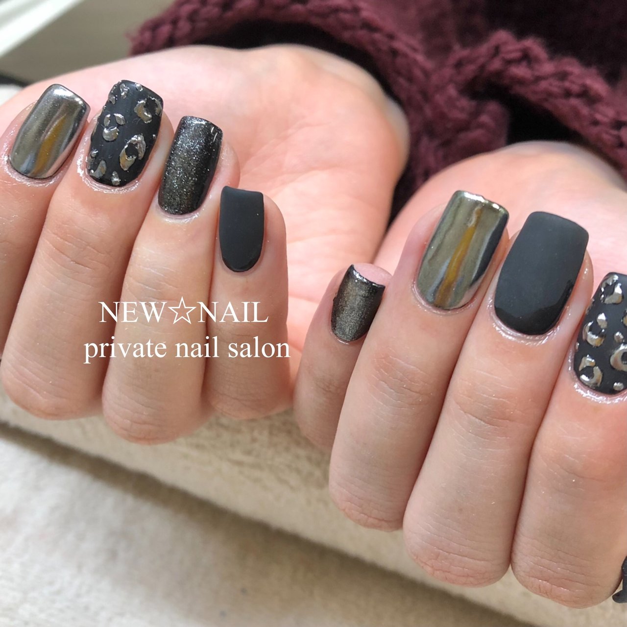 ブラック メタリック New Nailのネイルデザイン No 601 ネイルブック