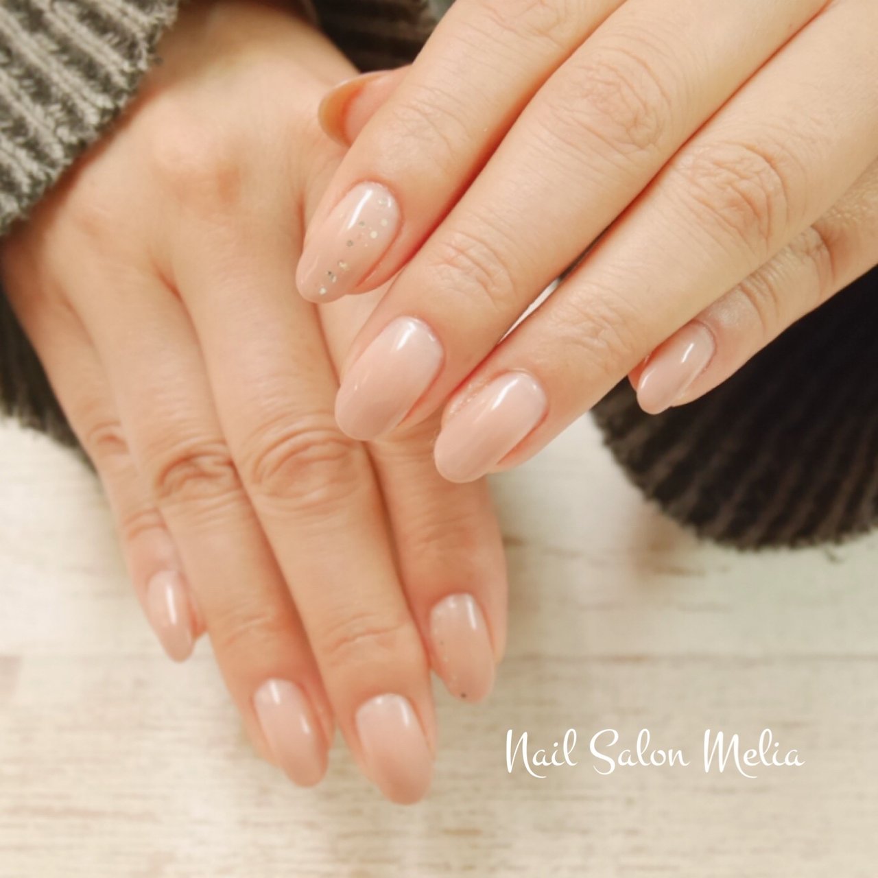 オールシーズン オフィス ブライダル ハンド シンプル Melianailのネイルデザイン No ネイルブック