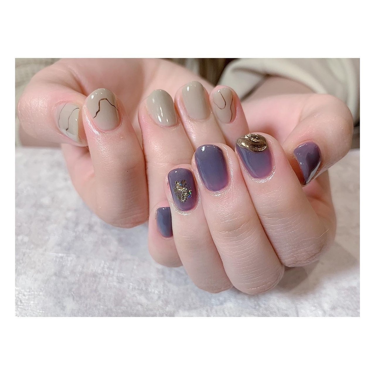 秋 冬 オールシーズン ハンド ワンカラー 鳥栖ネイルサロン Mila Nailのネイルデザイン No ネイルブック