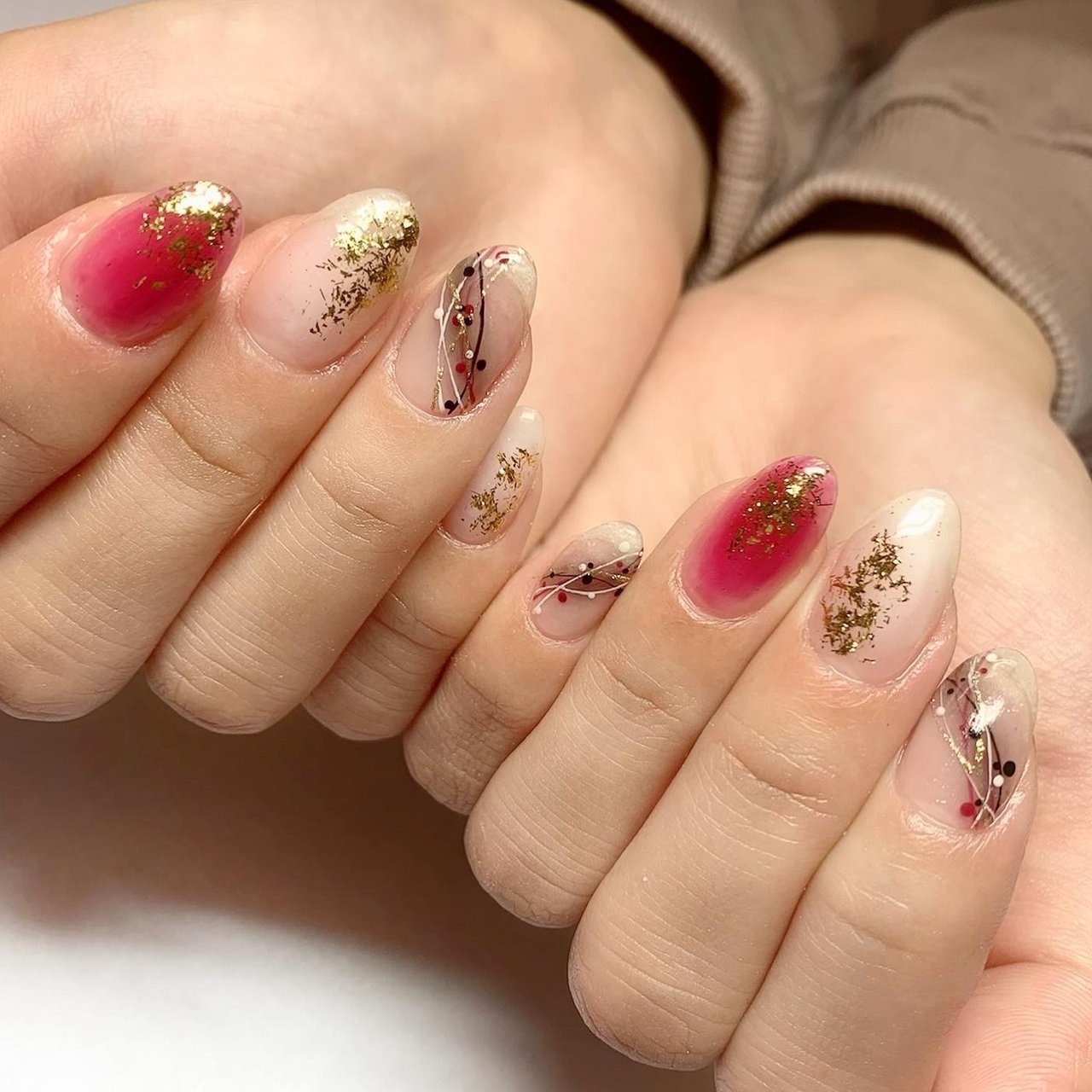 お正月 ハンド お客様 Bay Area Beautyのネイルデザイン No ネイルブック