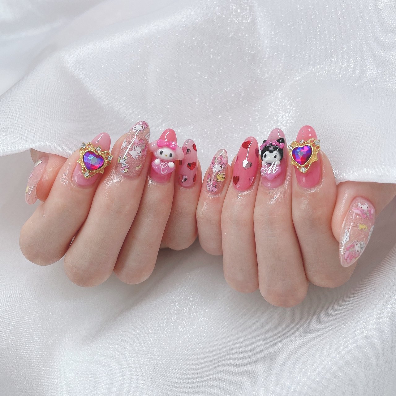 オールシーズン デート 女子会 ハンド ホログラム Nail Salon Jasmineのネイルデザイン No ネイルブック