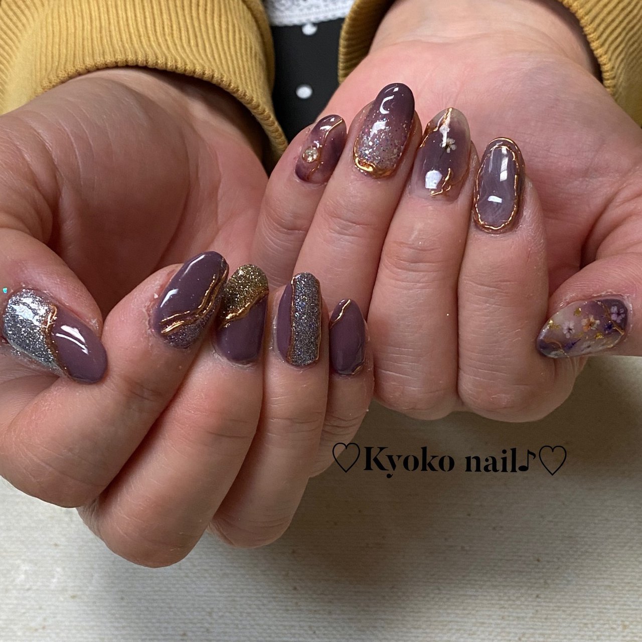 オールシーズン/ハンド/ラメ/ニュアンス/マグネット - Kyoko nailの
