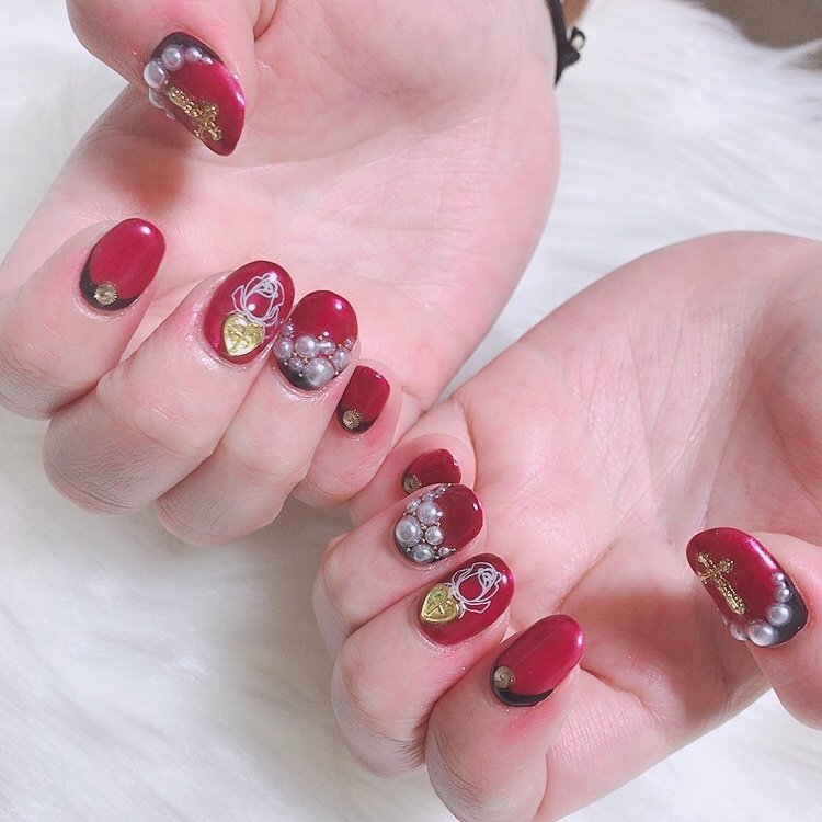 オールシーズン 旅行 ライブ 女子会 ハンド Kyara Nailのネイルデザイン No ネイルブック