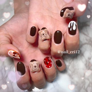 人気順｜#コアラのマーチネイルのネイルデザイン(2ページ目