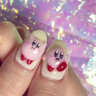 クリームソーダネイルのネイルデザイン ネイルブック