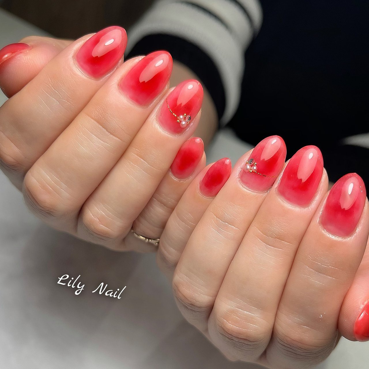 オールシーズン パーティー デート 女子会 ハンド Lily Nailのネイルデザイン No ネイルブック