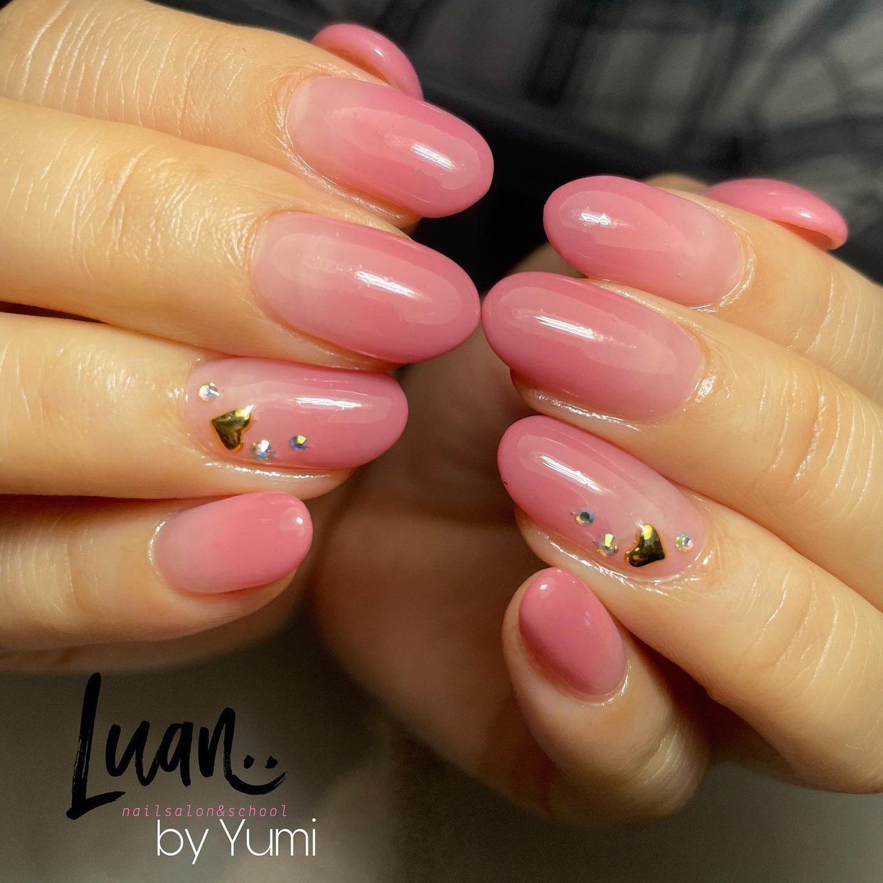 ハンド グラデーション ミディアム ピンク 多治見市ネイルサロン Nailsalon School Luan ルアンのネイル デザイン No ネイルブック
