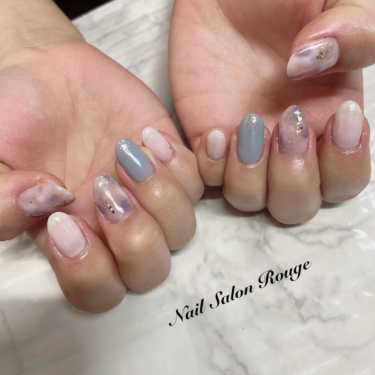 オールシーズン 卒業式 梅雨 女子会 ハンド 郡山 Nail Salon Rougeのネイルデザイン No ネイルブック