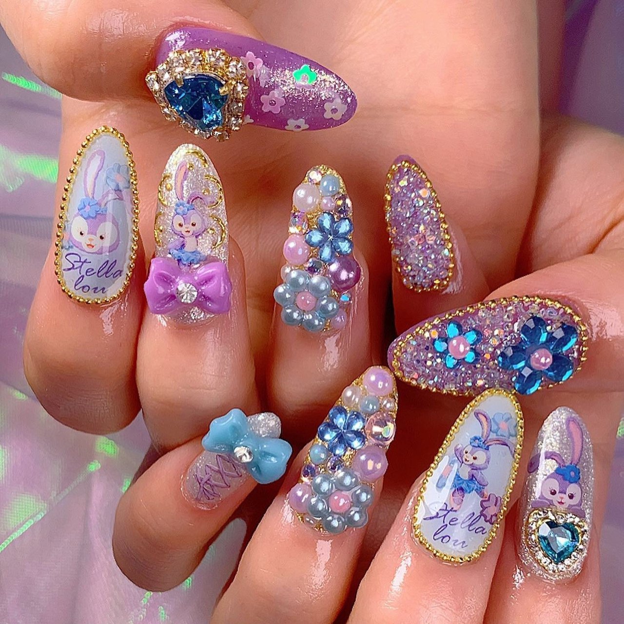 春/夏/秋/冬/ビジュー - まるみのネイルデザイン[No.6031598]｜ネイル  