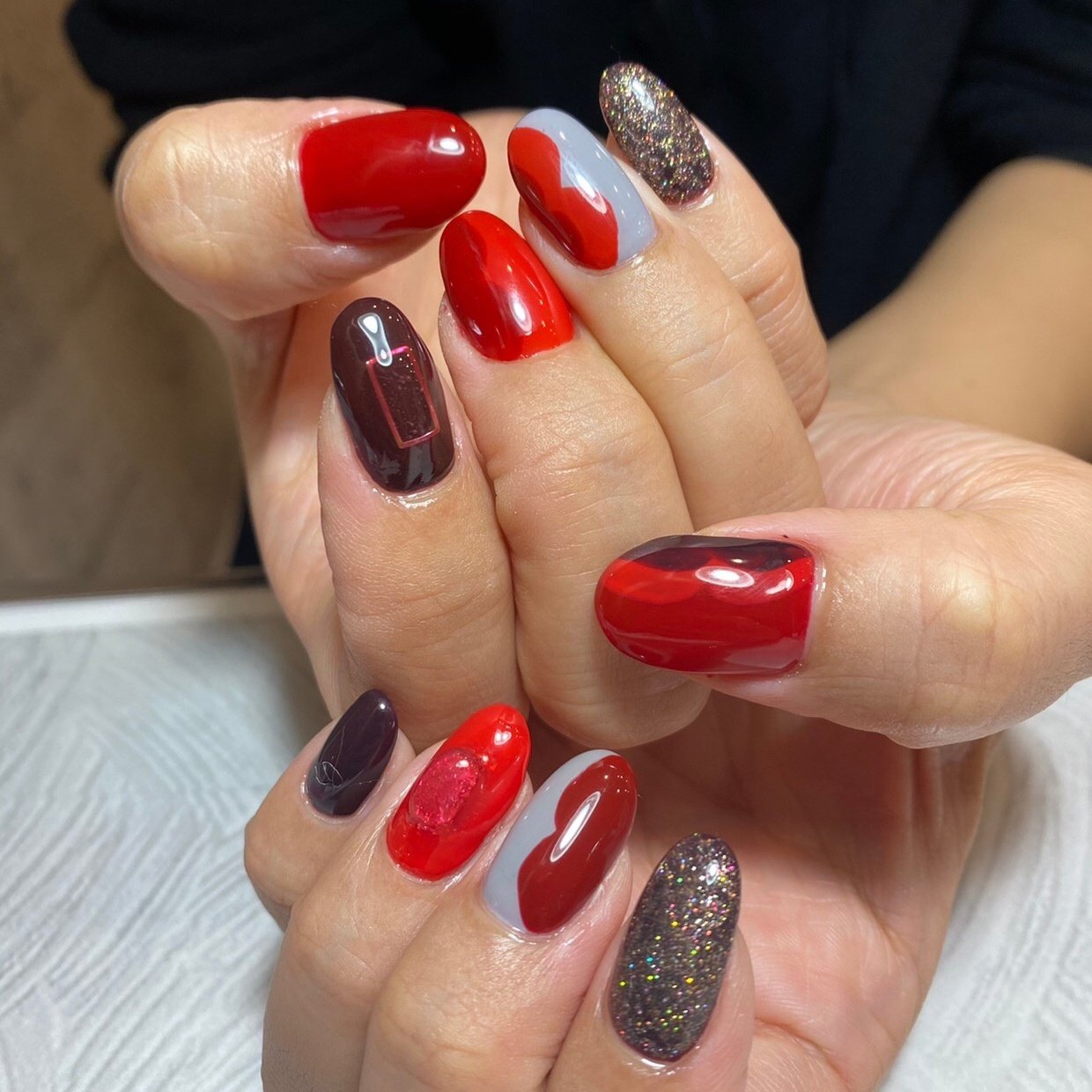 オールシーズン ハンド ジェル Salon De Cherilyのネイルデザイン No ネイルブック