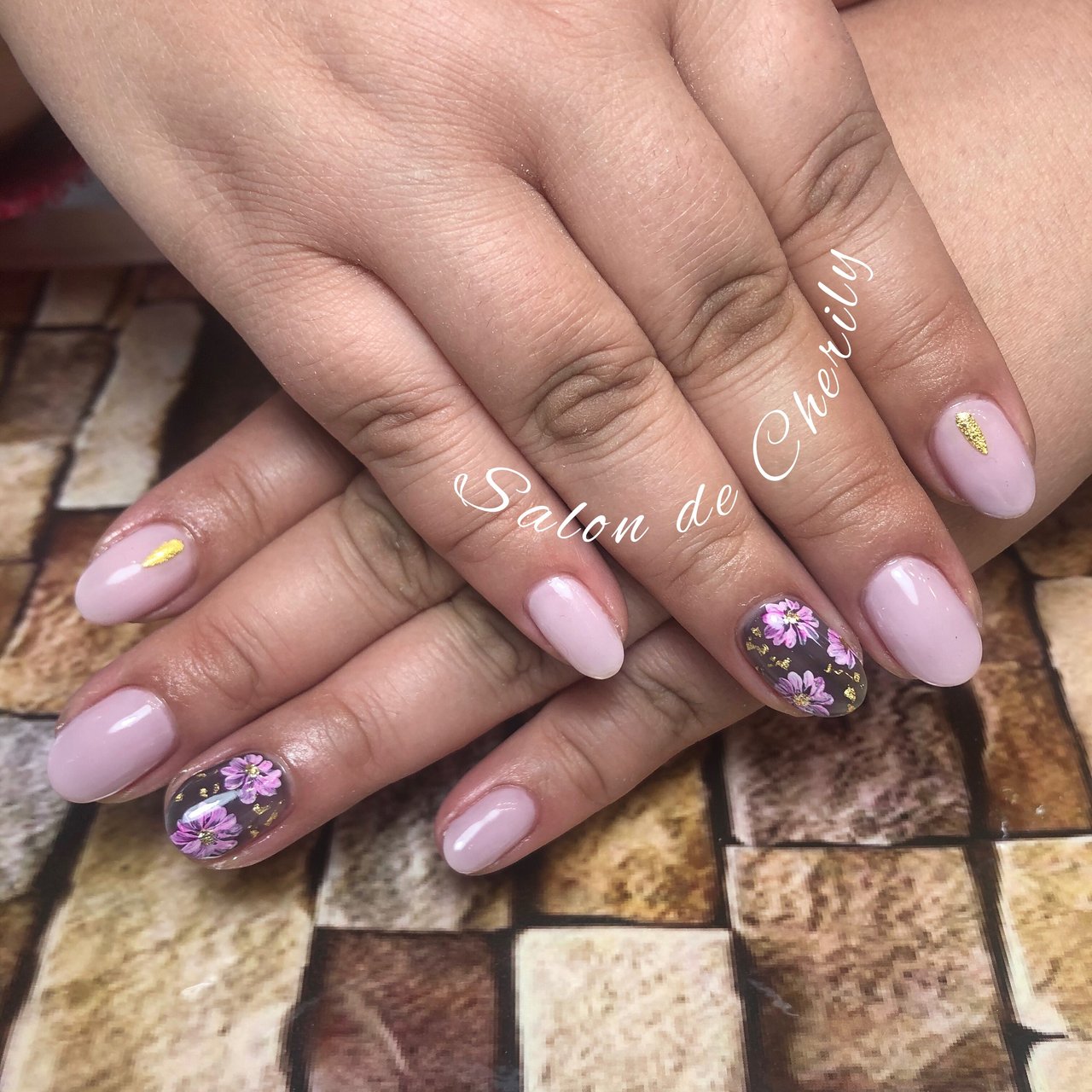 オールシーズン ハンド シンプル Salon De Cherilyのネイルデザイン No ネイルブック