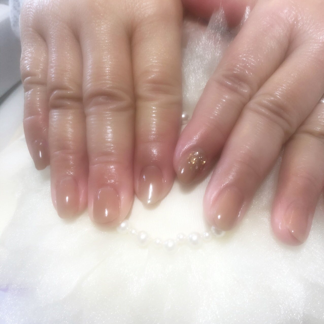 オールシーズン ハンド シンプル ミディアム クリア Leiup Nailのネイルデザイン No ネイルブック