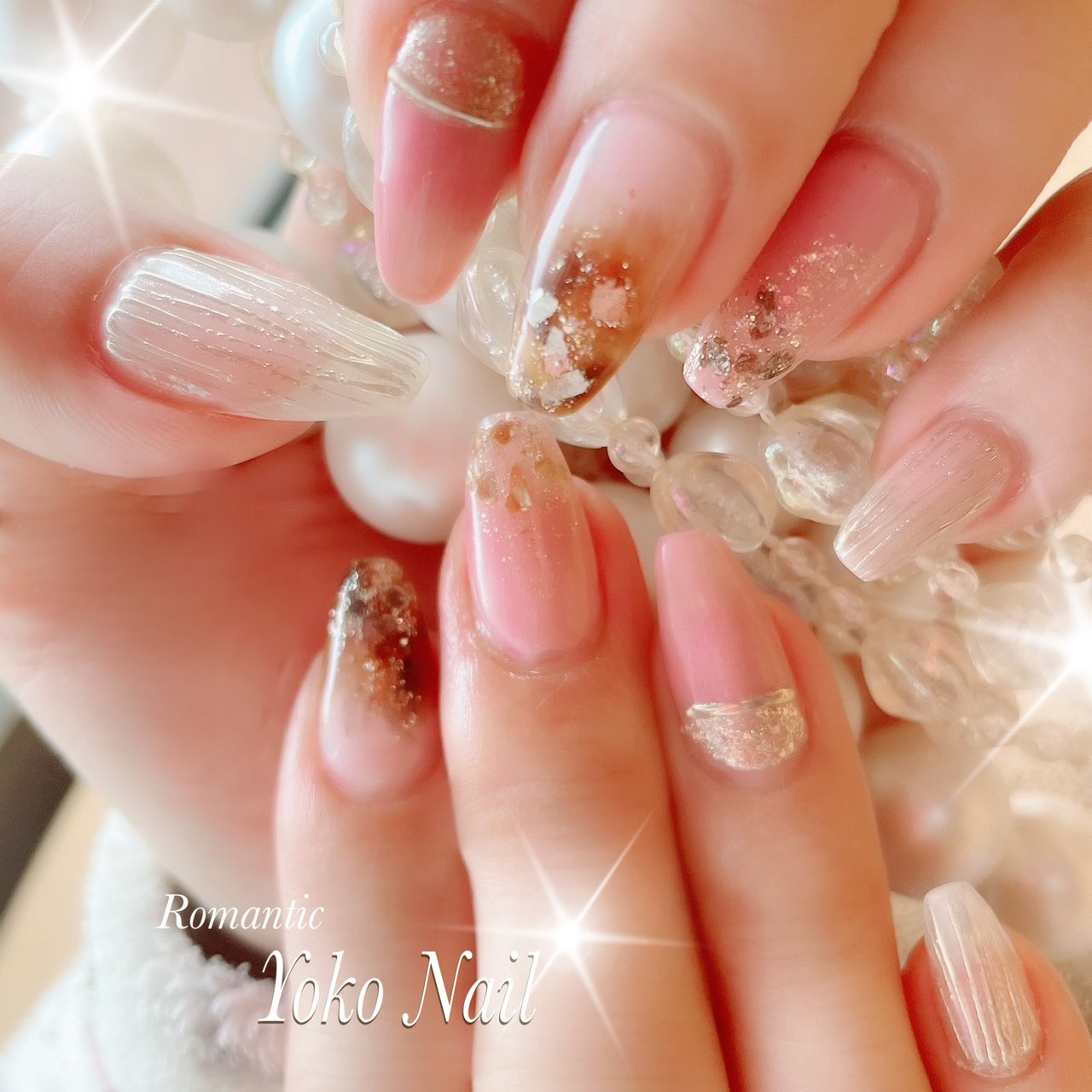 冬 オールシーズン バレンタイン デート グラデーション Yoko Nailのネイルデザイン No ネイルブック