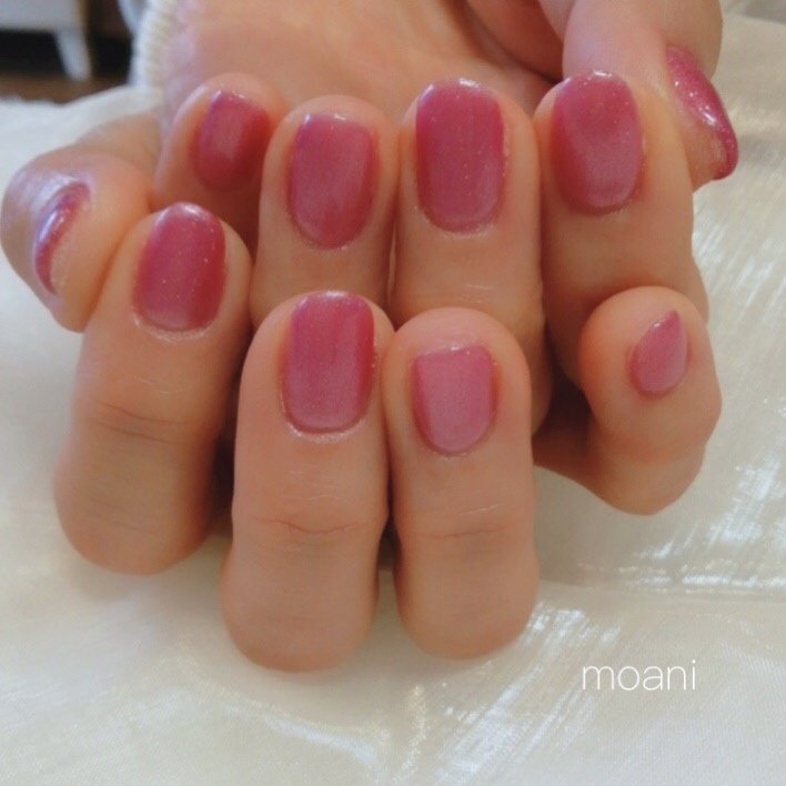 オールシーズン オフィス 女子会 ハンド ワンカラー Moaniのネイルデザイン No ネイルブック