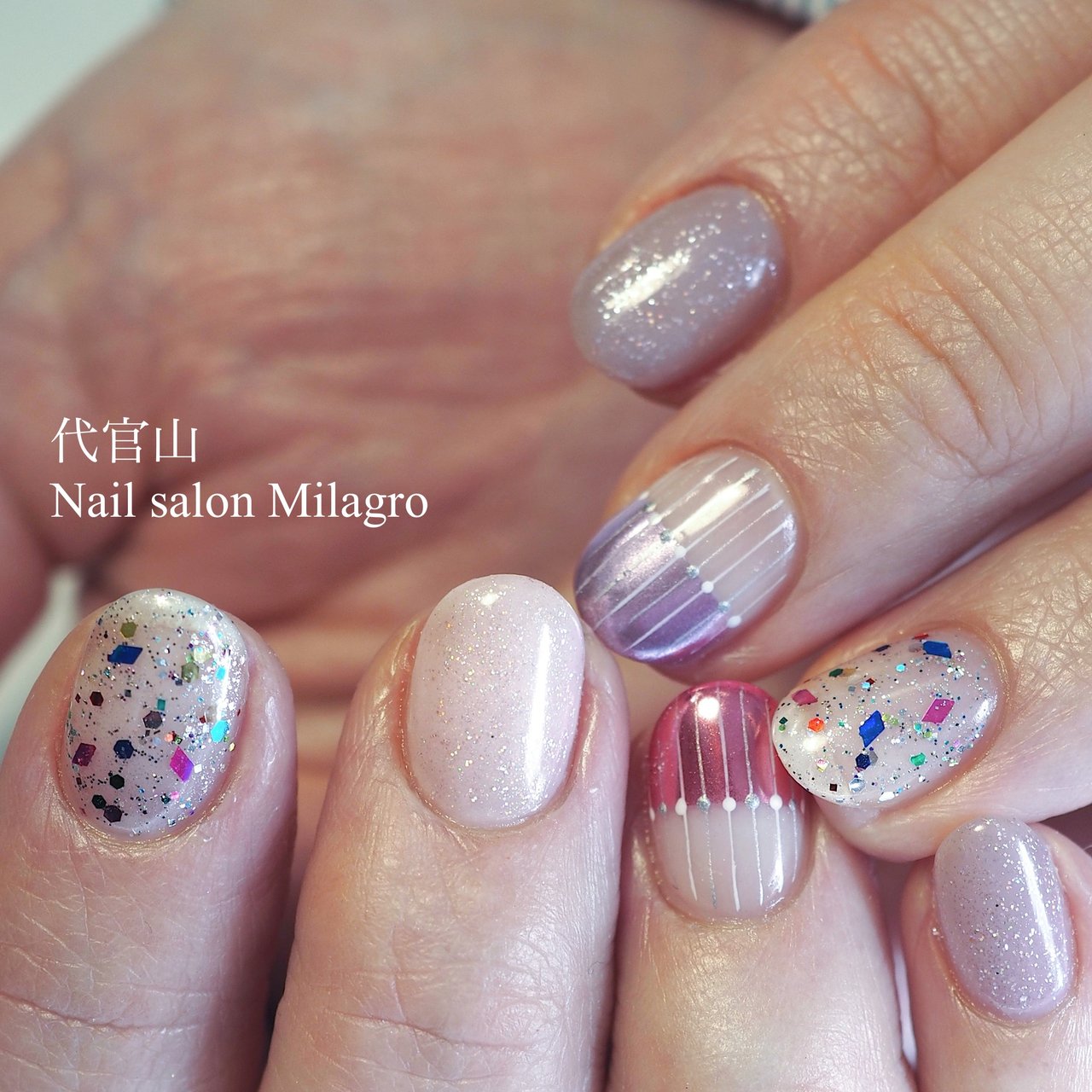 秋 オールシーズン バレンタイン ハンド 宮澤 麻貴のネイルデザイン No ネイルブック