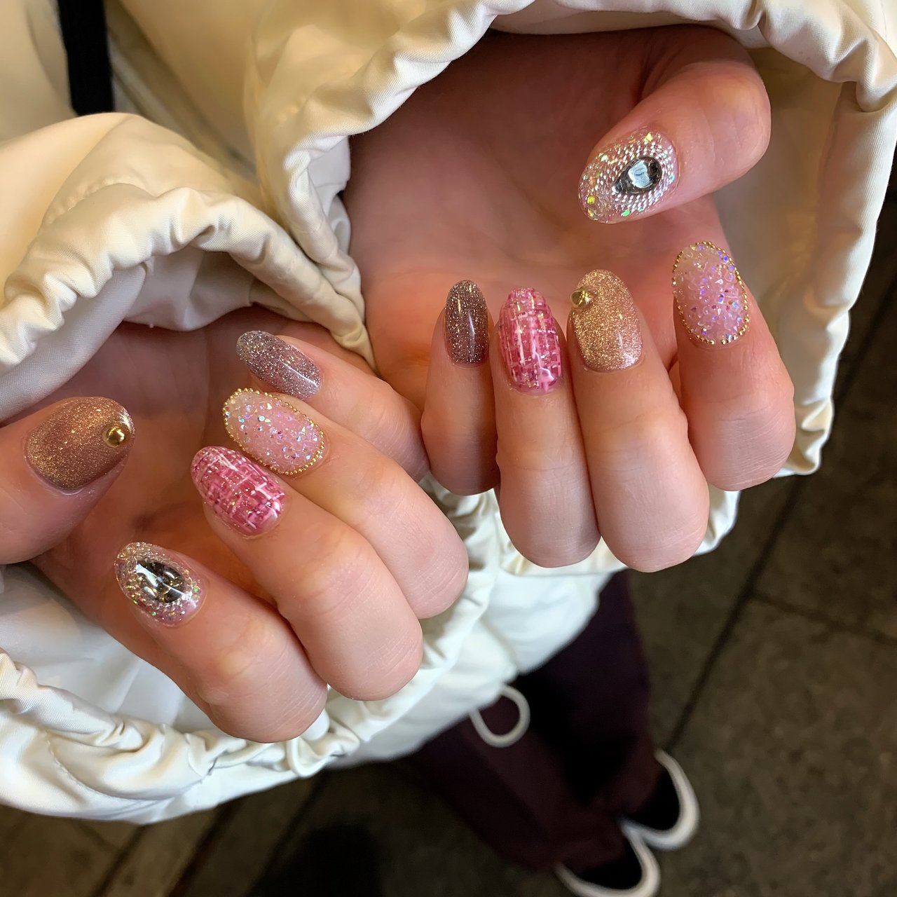 オールシーズン ハンド ミディアム ジェル お客様 Nailsalon Atelier 903のネイルデザイン No ネイルブック