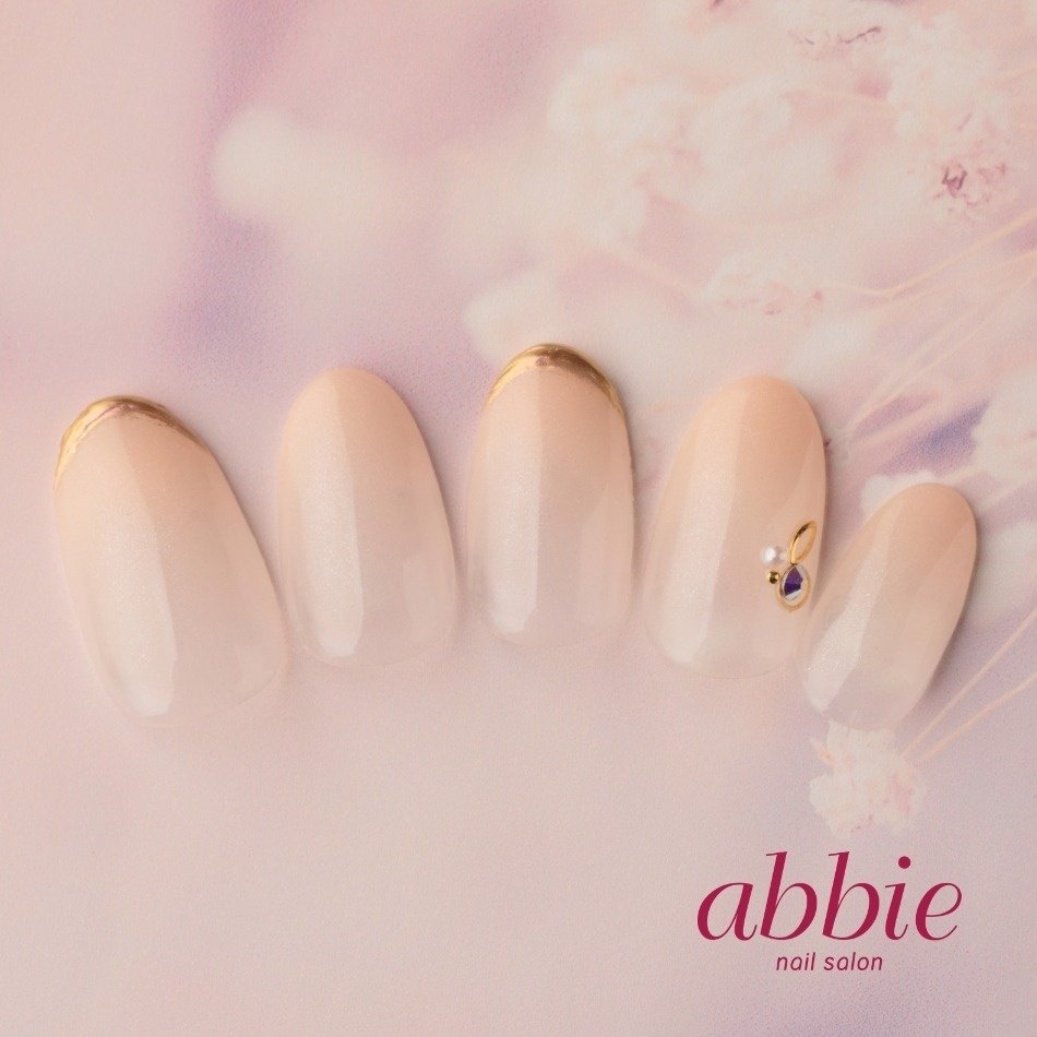 オールシーズン 卒業式 入学式 オフィス ハンド Nail Salon Abbie ネイルサロンアビーのネイルデザイン No ネイルブック