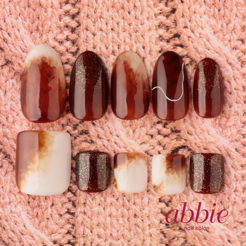 冬 オールシーズン オフィス デート ハンド Nail Salon Abbie ネイルサロンアビーのネイルデザイン No ネイル ブック