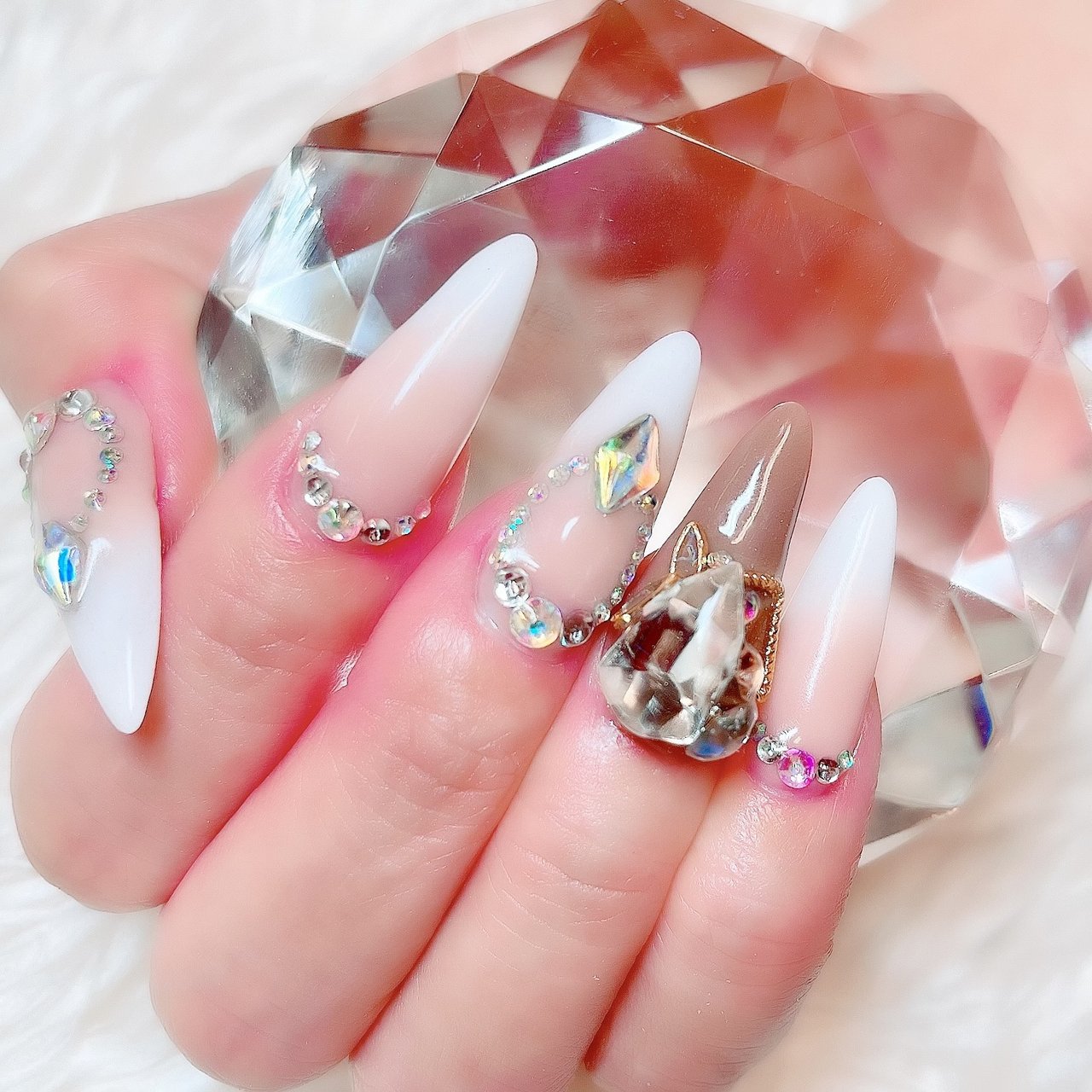 オールシーズン バレンタイン オフィス ブライダル ハンド My Nailのネイルデザイン No ネイルブック