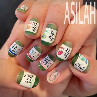 お酒ネイル ネイルブック
