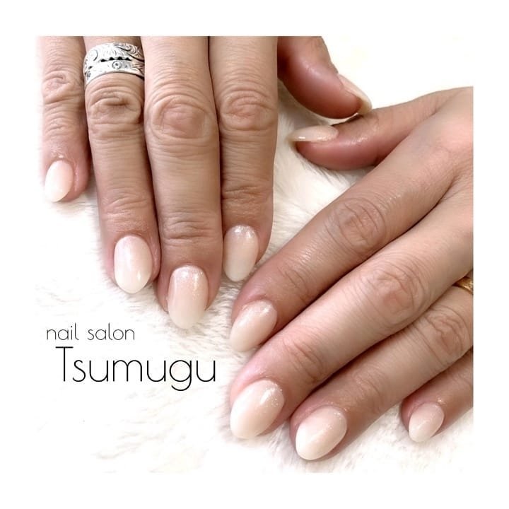 冬 オールシーズン オフィス ハンド シンプル Nail Salon Tsumugu ネイルサロン ツムグ のネイル デザイン No ネイルブック