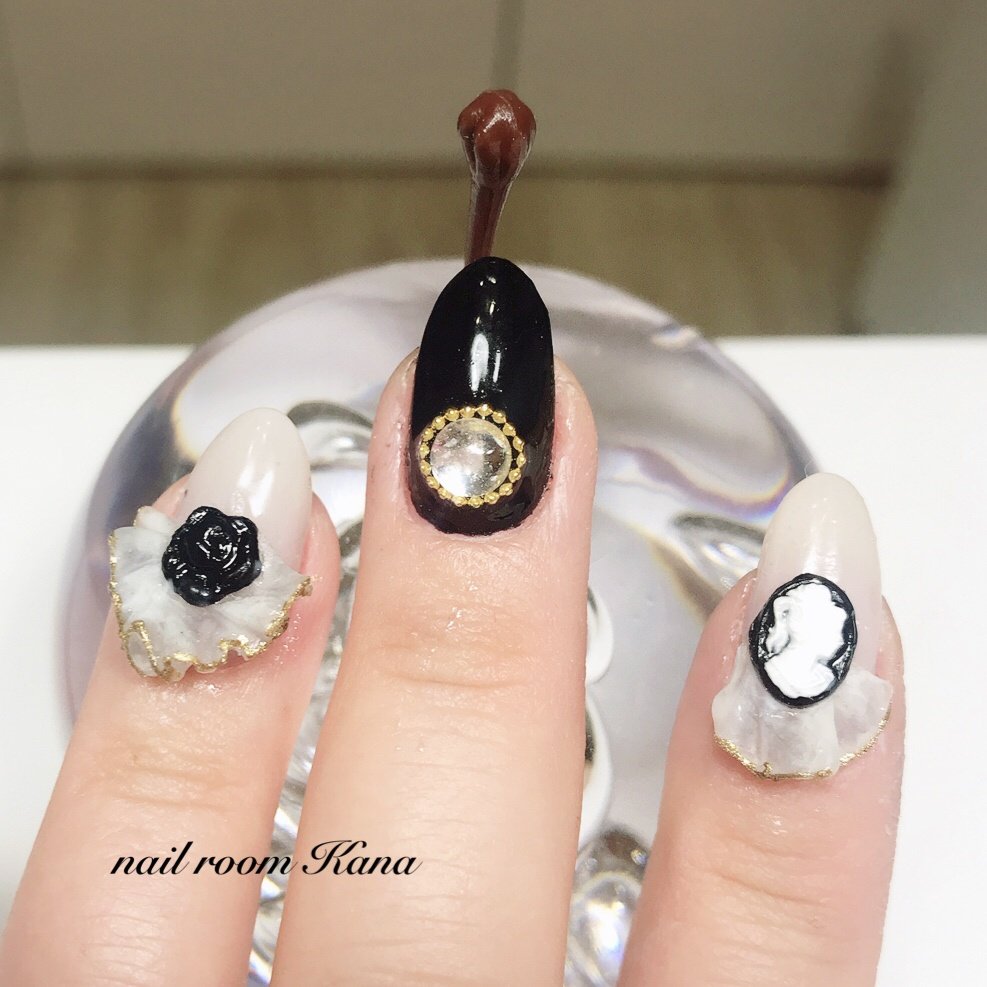 オールシーズン ハンド ワンカラー 3d リボン Nail Room Kanaのネイルデザイン No ネイルブック