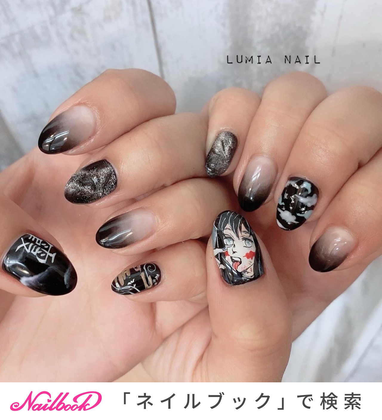 ヴィンテージコラルエンジェルスキンカラーグラデーションネクレス 1280_lc