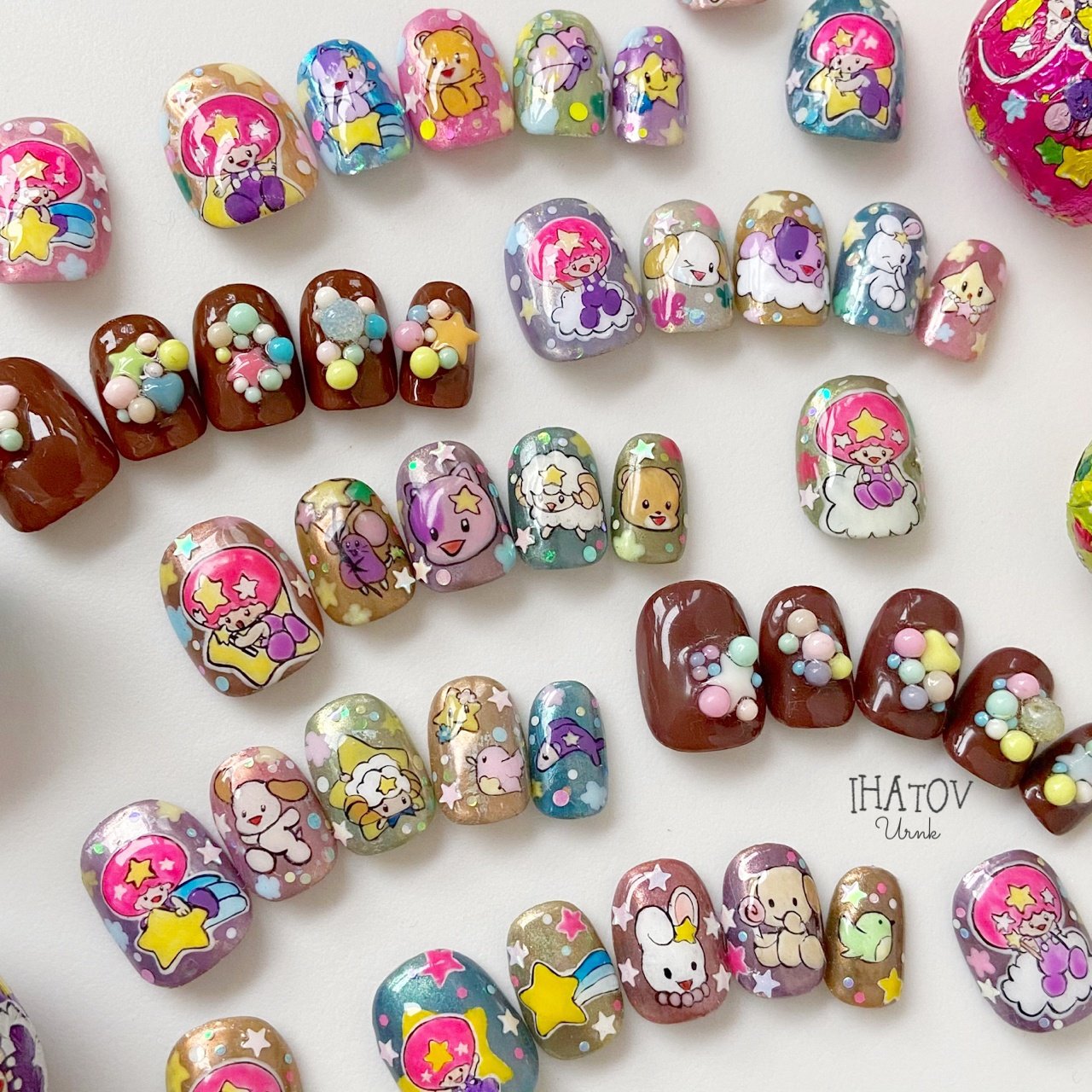 冬 バレンタイン ハンド キャラクター 星 Ihatov Nailarts のネイルデザイン No ネイルブック