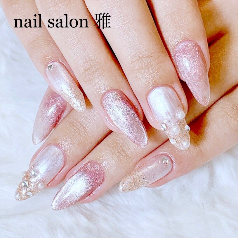 冬 オールシーズン バレンタイン 卒業式 ハンド Nail Salon School 雅のネイルデザイン No ネイルブック