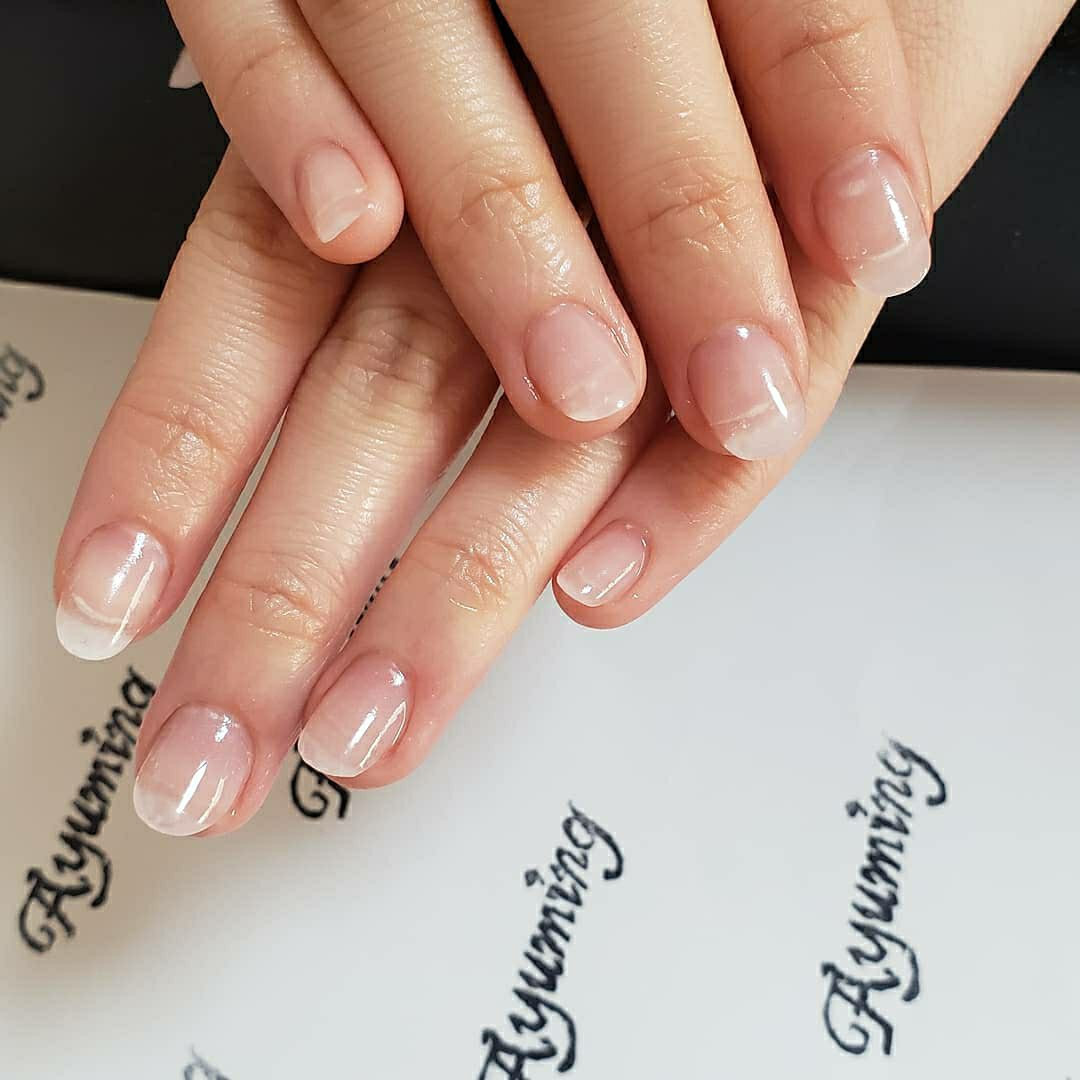 オールシーズン ワンカラー ショート クリア ジェル Ayumingnailのネイルデザイン No ネイルブック