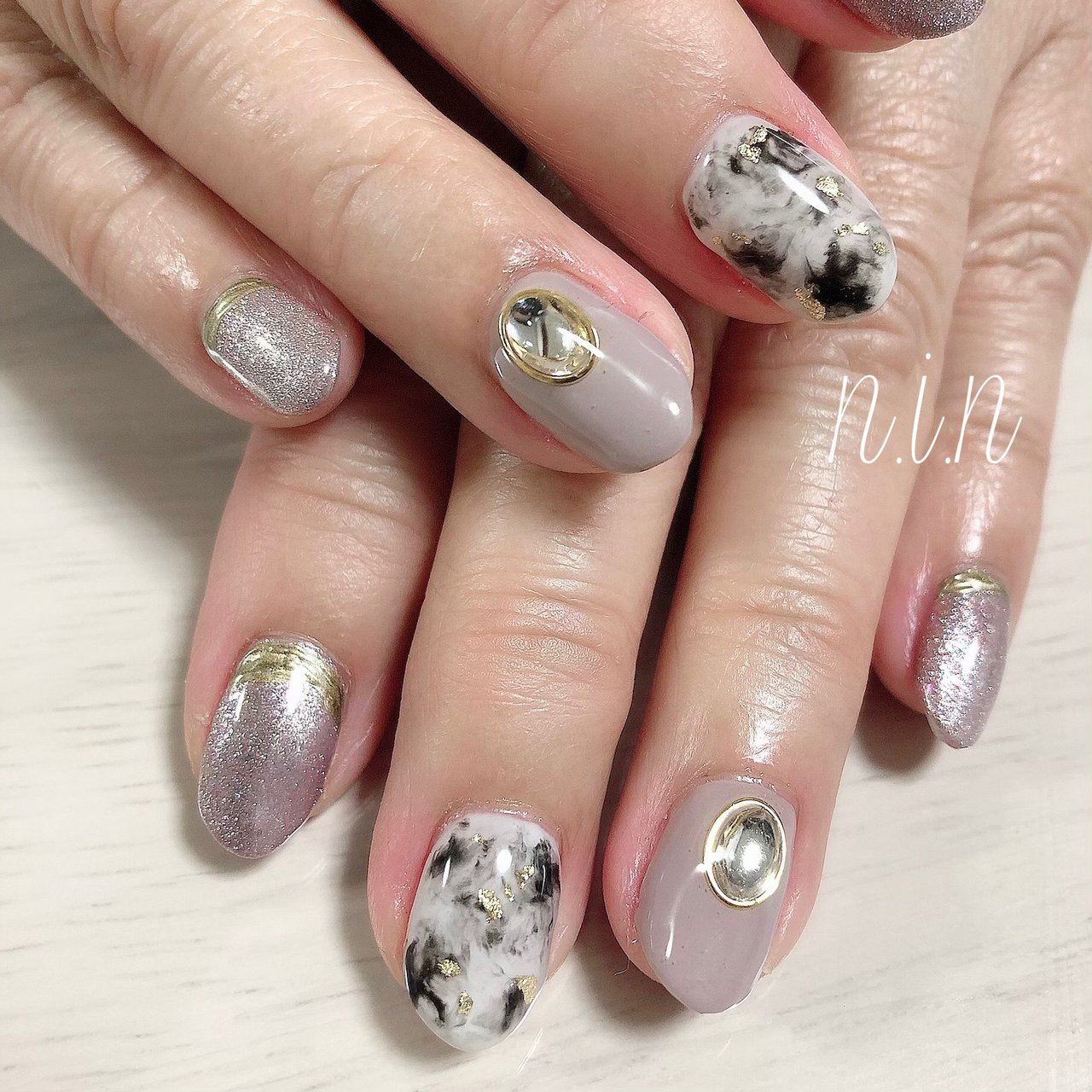 冬 ハンド ジェルネイル お客様 Nail In Natureのネイルデザイン No ネイルブック