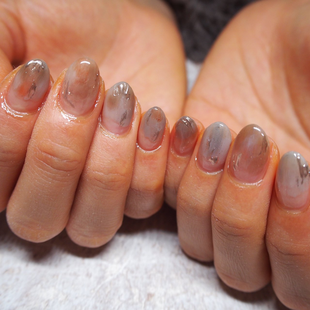 冬 オールシーズン オフィス ブライダル ニュアンス 札幌ネイルサロン Atelier Heureのネイルデザイン No ネイル ブック