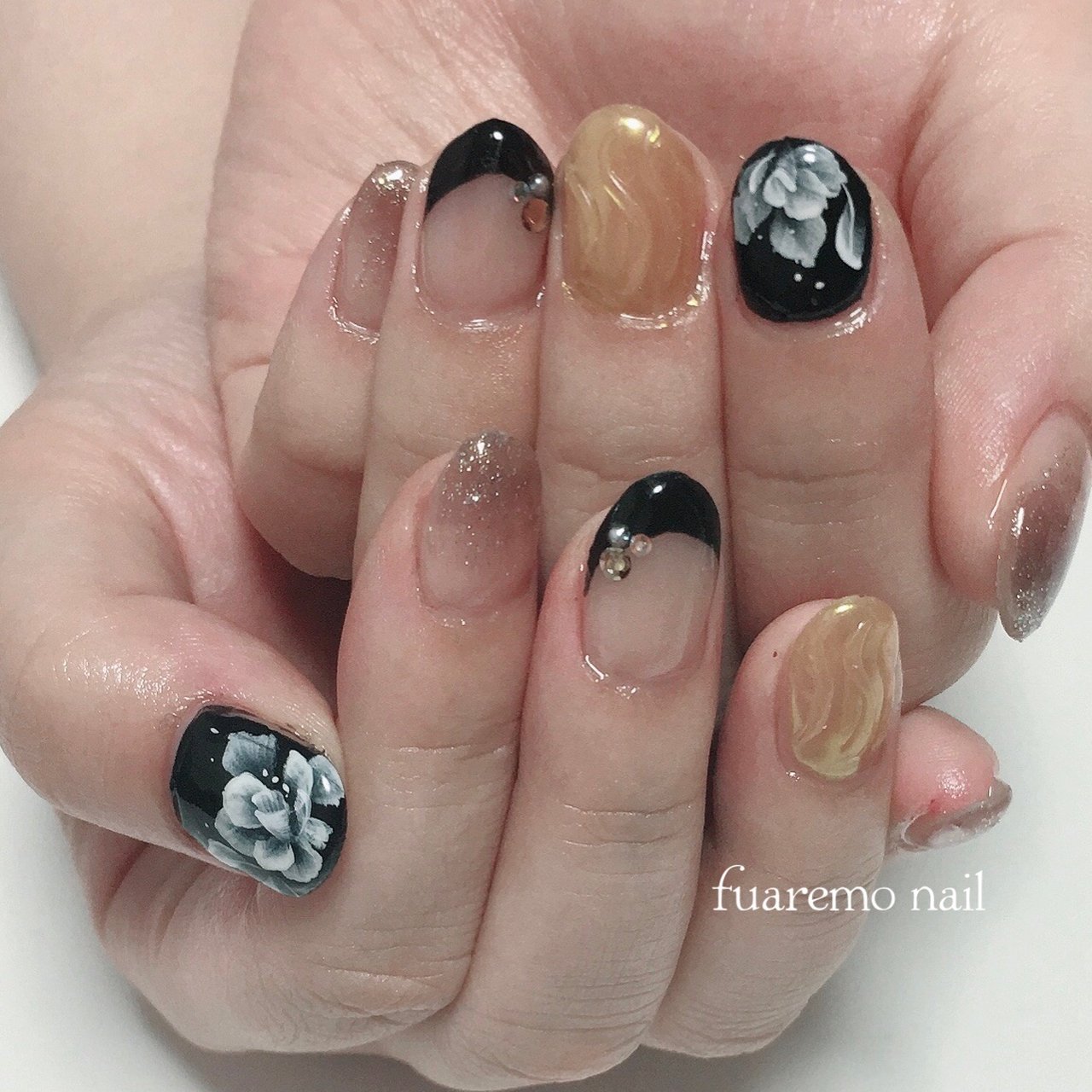 春 夏 オフィス デート ハンド ふあれもネイルのネイルデザイン No ネイルブック