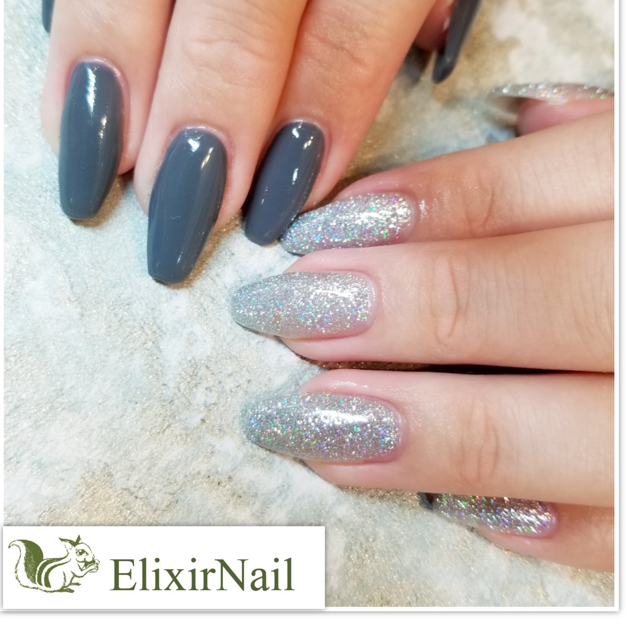 オールシーズン パーティー 女子会 ハンド ラメ エリクサーネイルのネイルデザイン No ネイルブック