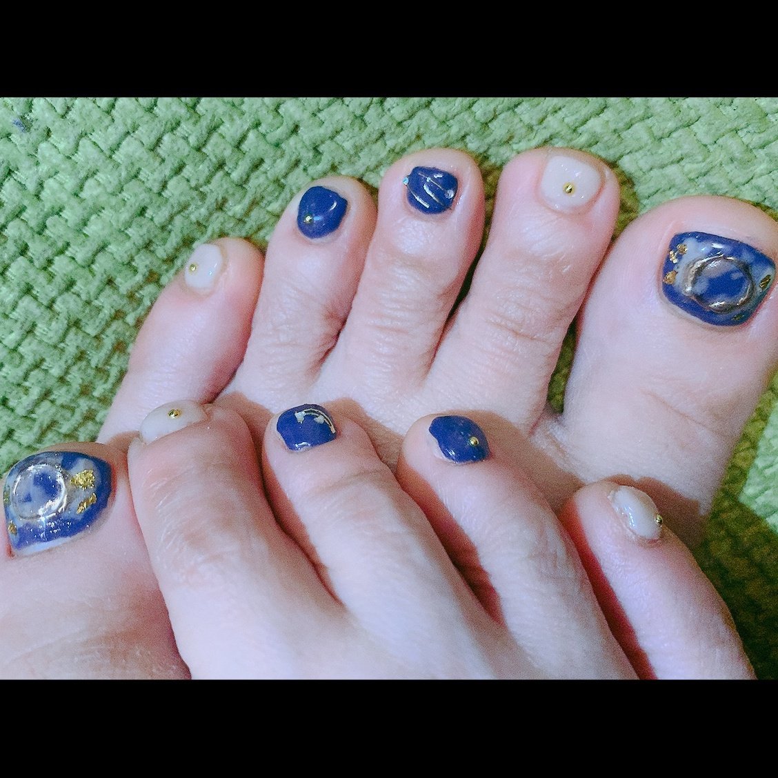 ブルー ネイビー Seripyonのネイルデザイン No ネイルブック