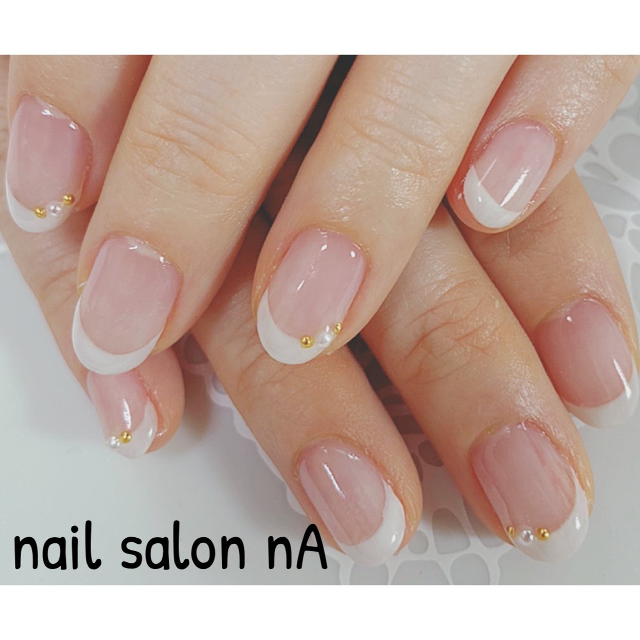 オールシーズン オフィス ブライダル ハンド シンプル Nailsalonnaのネイルデザイン No ネイルブック