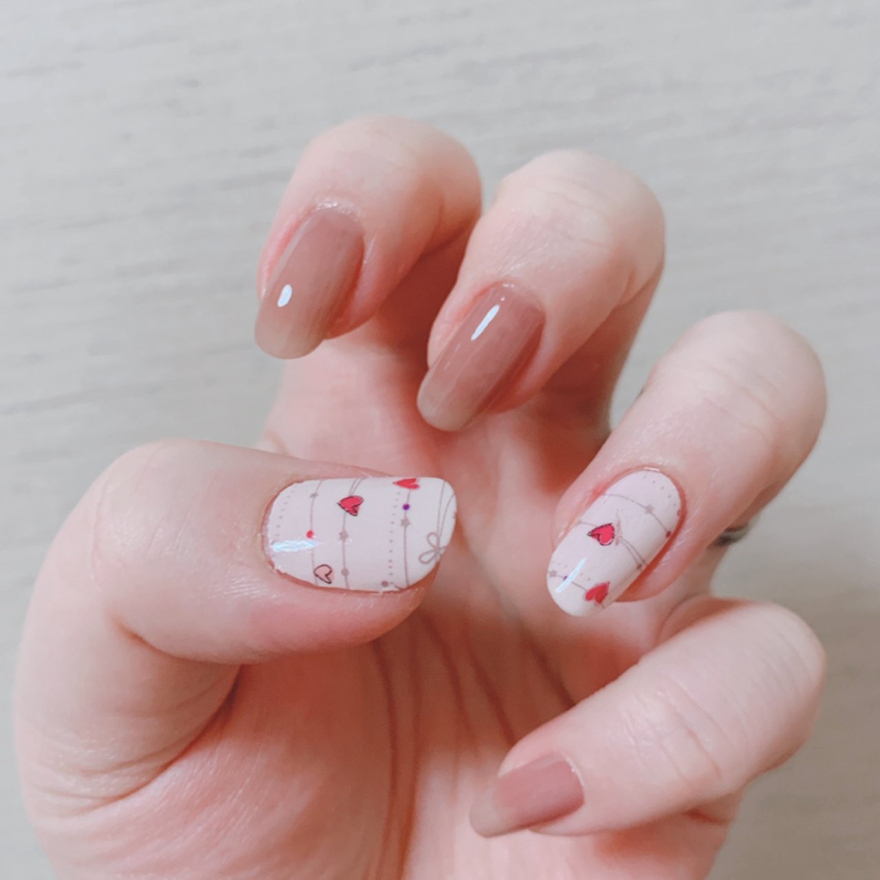 オールシーズン バレンタイン デート シンプル ハート ஐ Moconail ஐ のネイルデザイン No ネイルブック